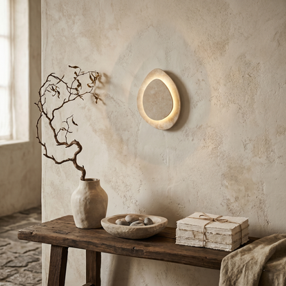 Liro Travertine Wall Lamp