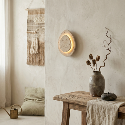 Liro Travertine Wall Lamp