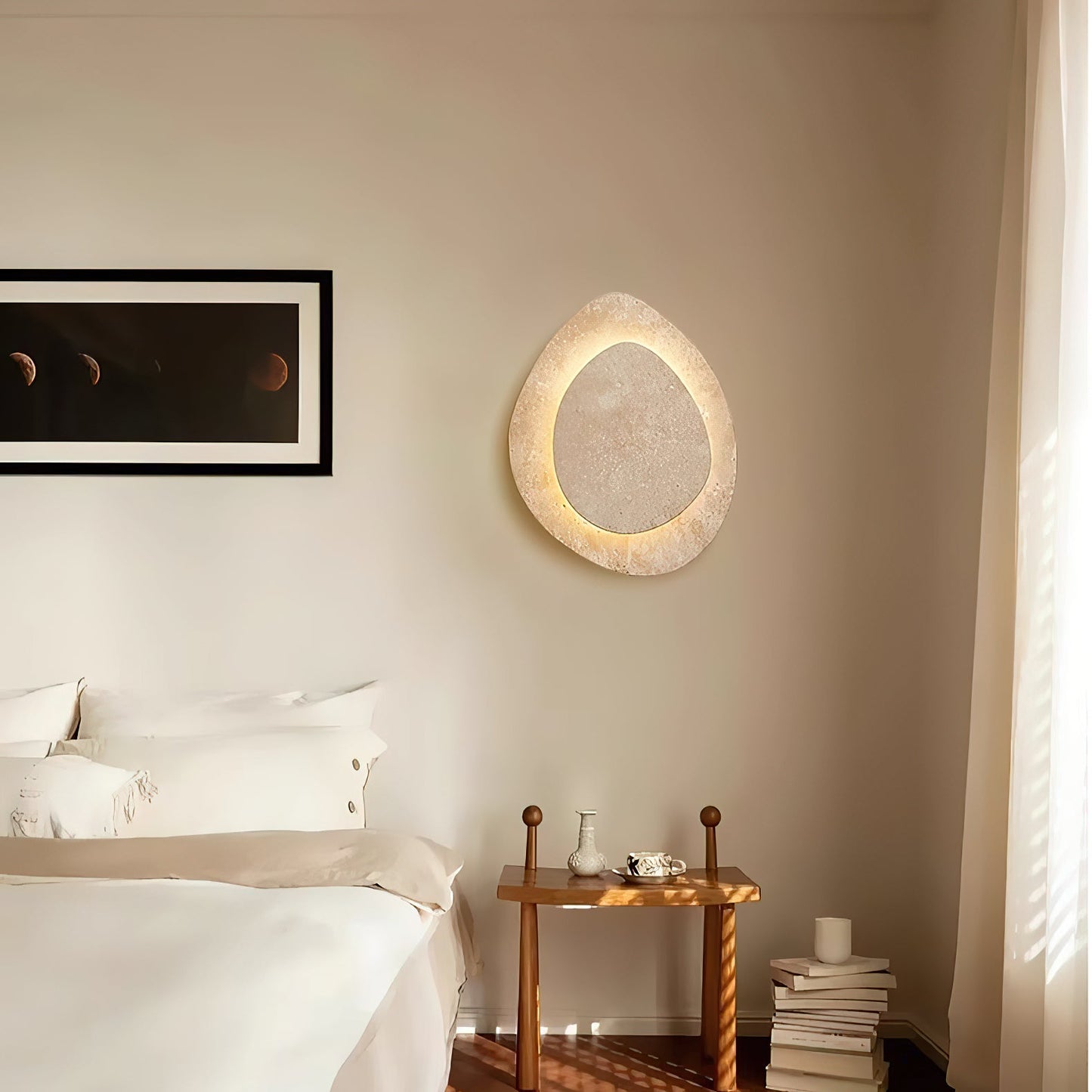 Liro Travertine Wall Lamp