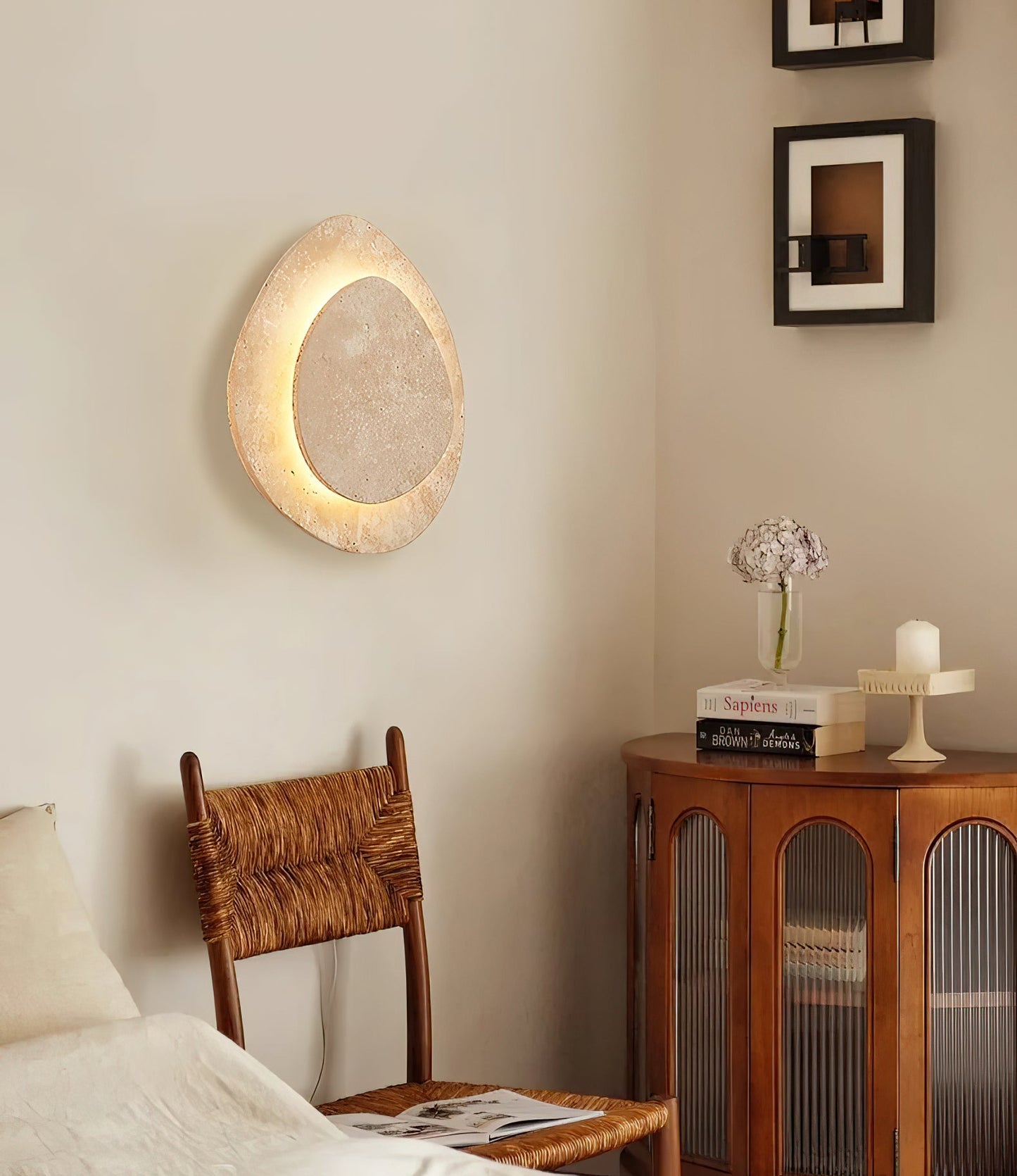 Liro Travertine Wall Lamp