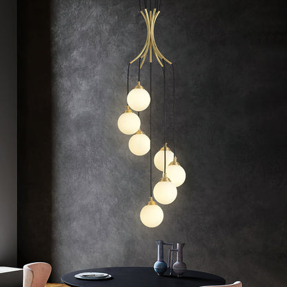 Iris Ball Drop Chandelier