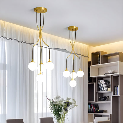Iris Ball Drop Chandelier