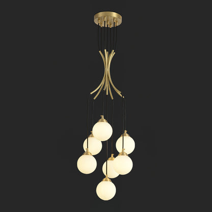 Iris Ball Drop Chandelier