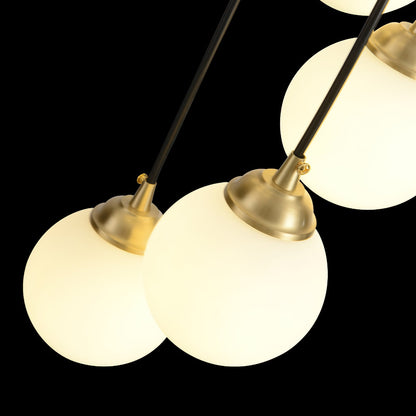 Iris Ball Drop Chandelier