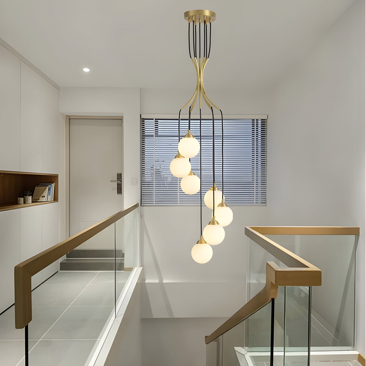 Iris Ball Drop Chandelier