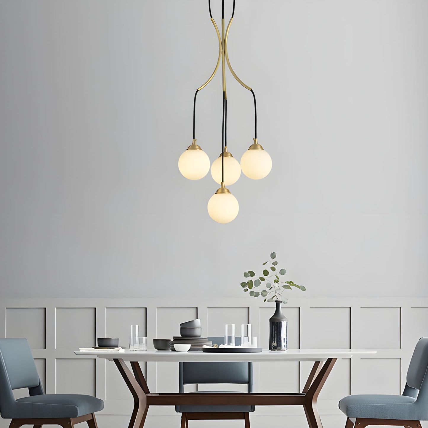 Iris Ball Drop Chandelier