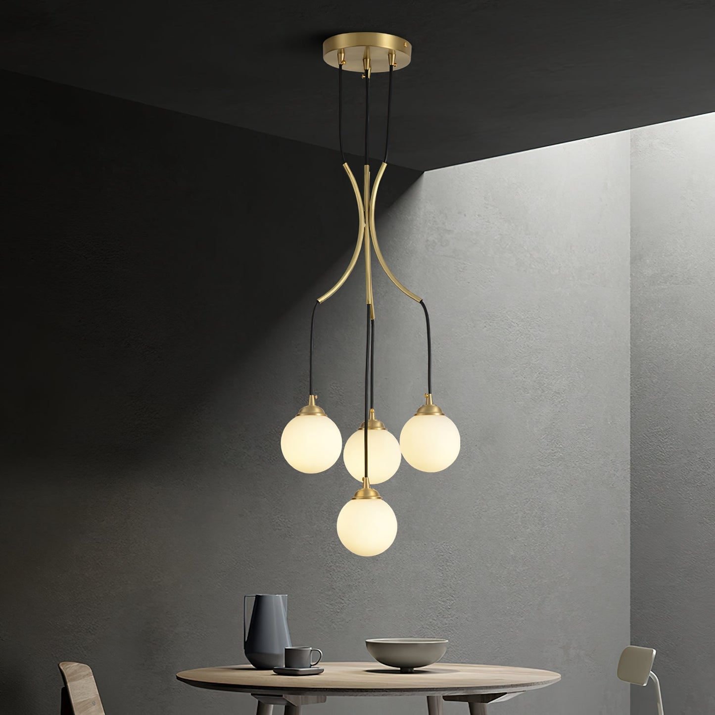 Iris Ball Drop Chandelier