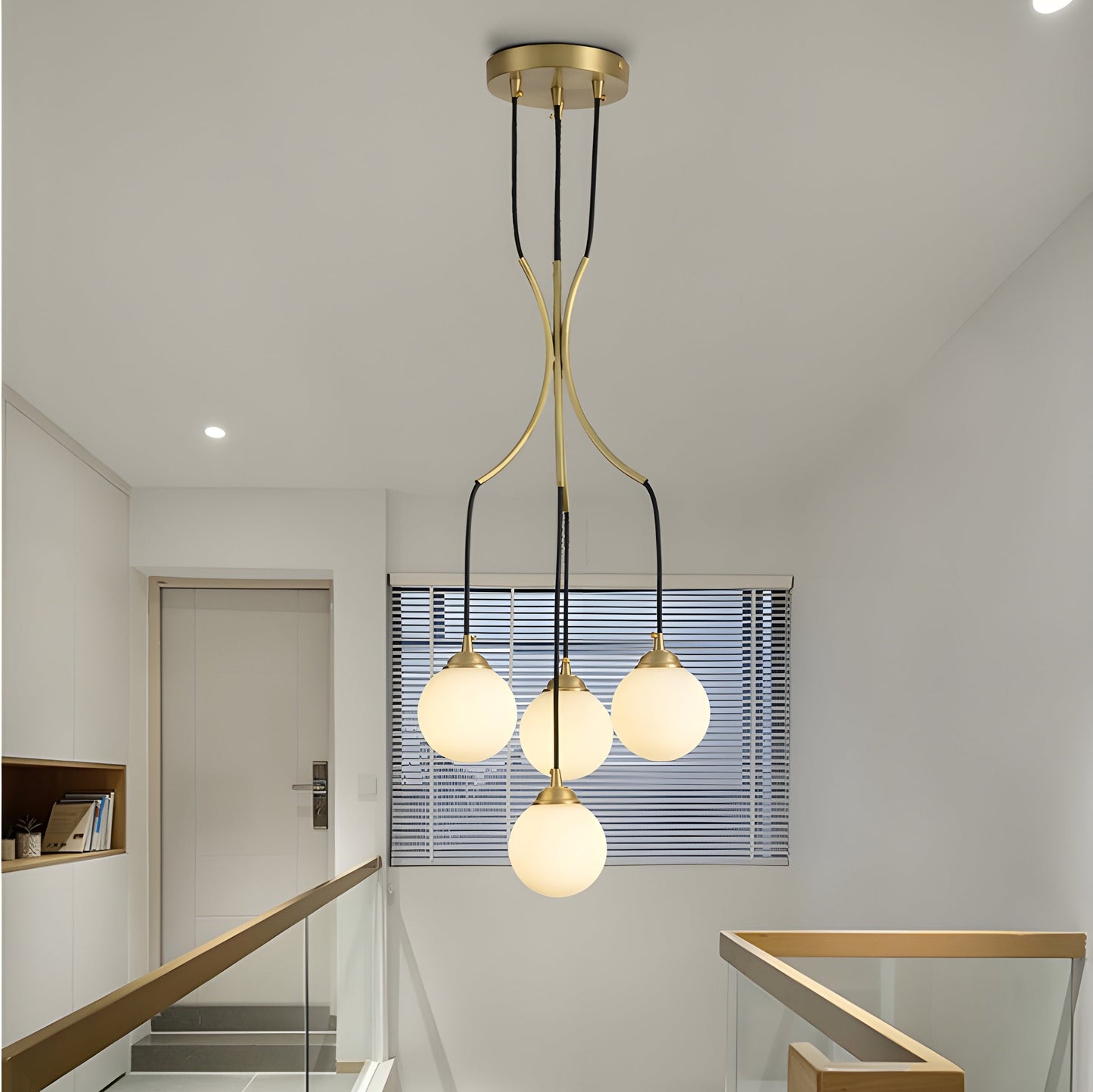 Iris Ball Drop Chandelier