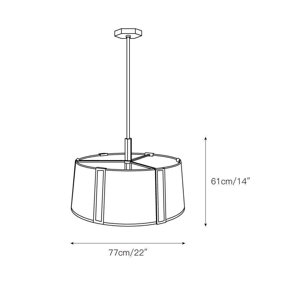 Zircon Chandelier