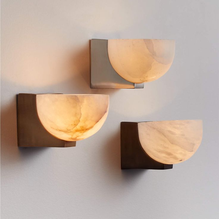 Talis Brass Alabaster Sconce