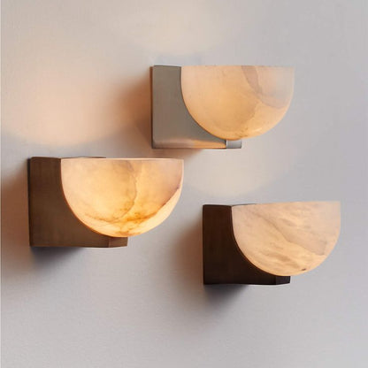 Talis Brass Alabaster Sconce