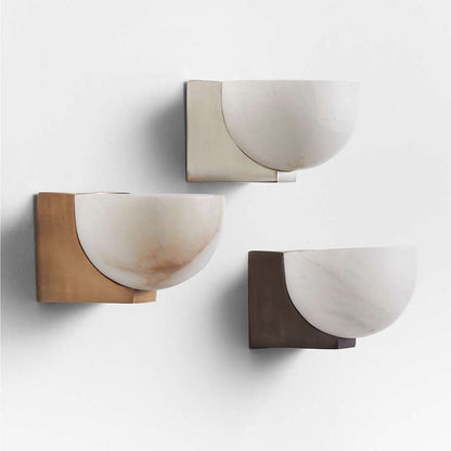 Talis Brass Alabaster Sconce