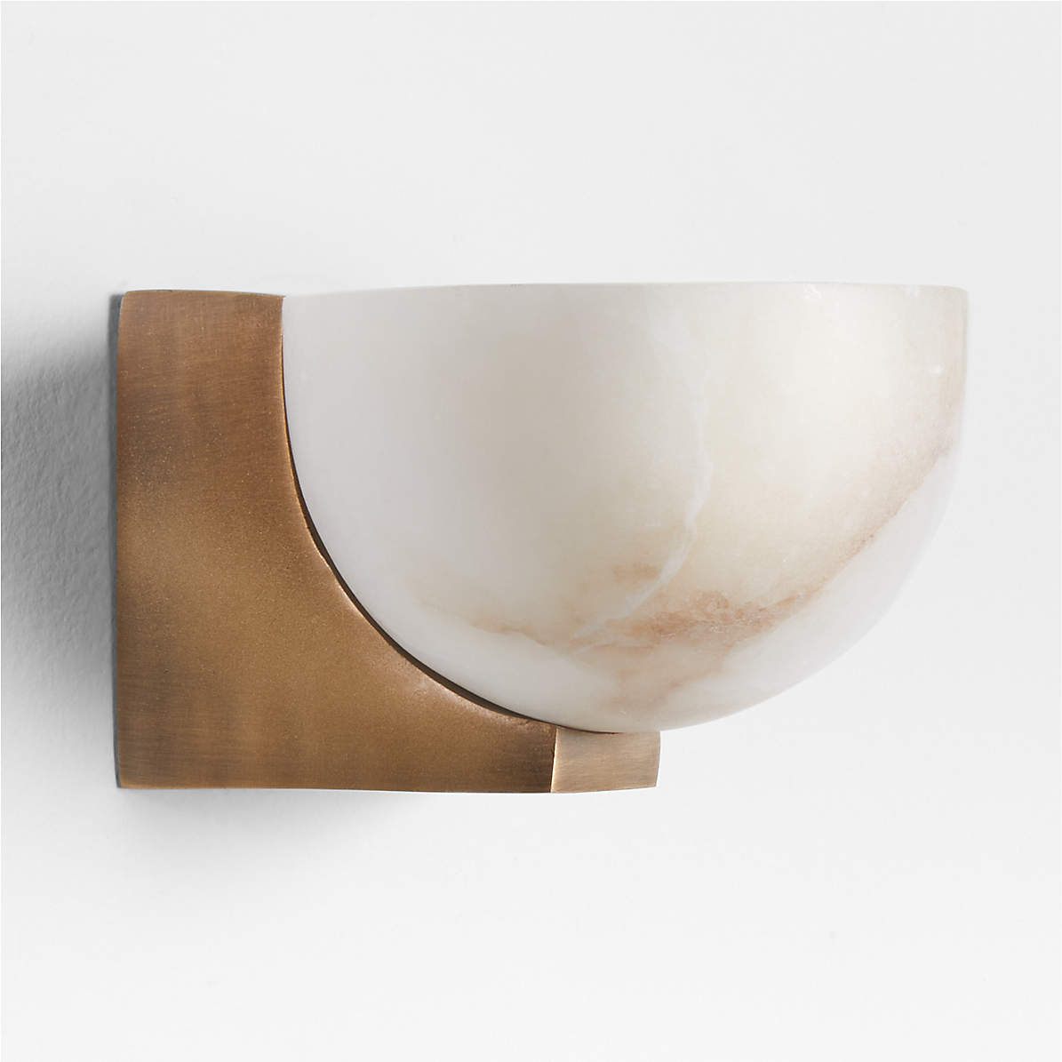 Talis Brass Alabaster Sconce