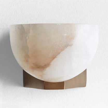 Talis Brass Alabaster Sconce