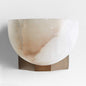 Talis Brass Alabaster Sconce