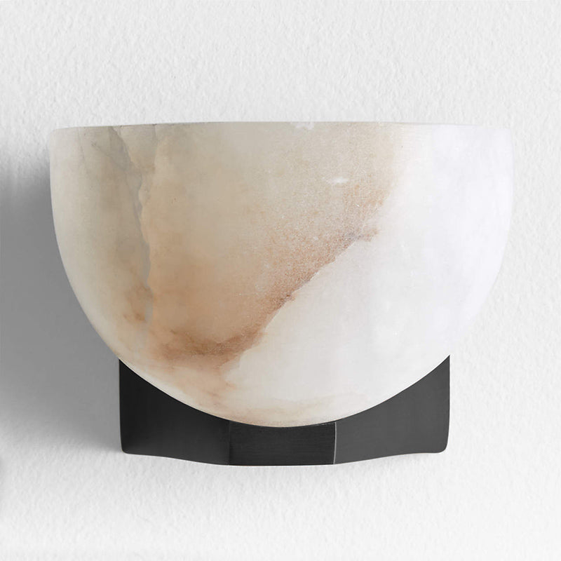 Talis Brass Alabaster Sconce