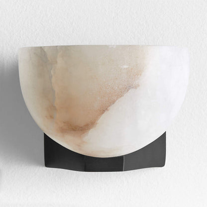 Talis Brass Alabaster Sconce