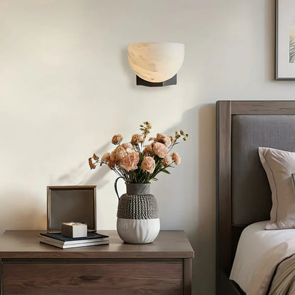 Talis Brass Alabaster Sconce