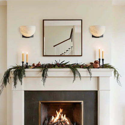 Talis Brass Alabaster Sconce