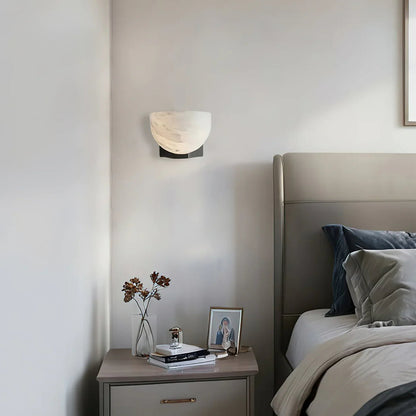 Talis Brass Alabaster Sconce