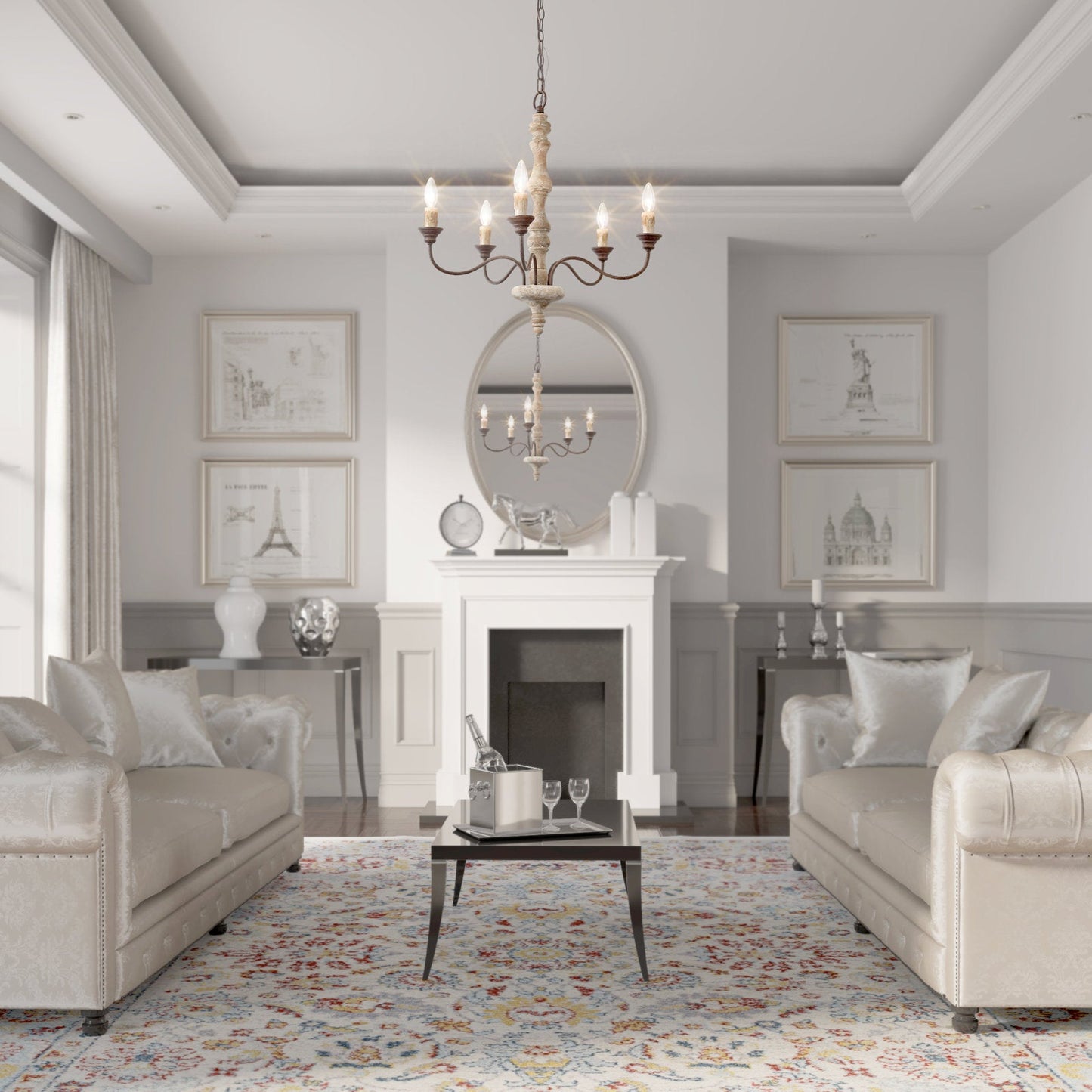 Noror 5-Light Chandelier