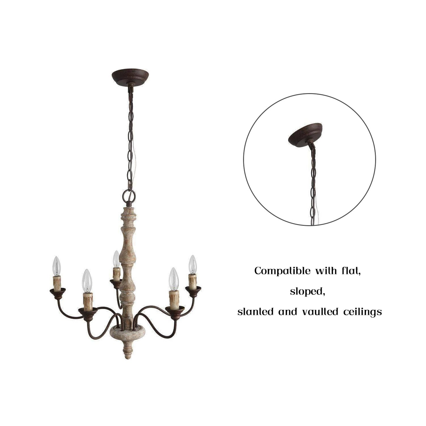 Noror 5-Light Chandelier