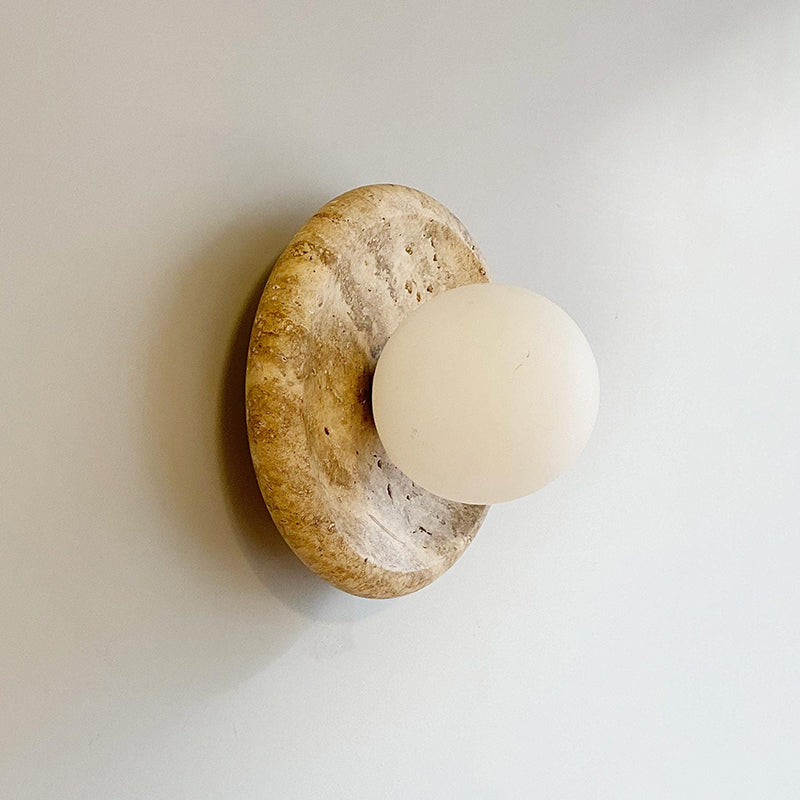 Dovis Travertine Wall Lamp