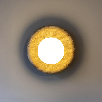 Dovis Travertine Wall Lamp