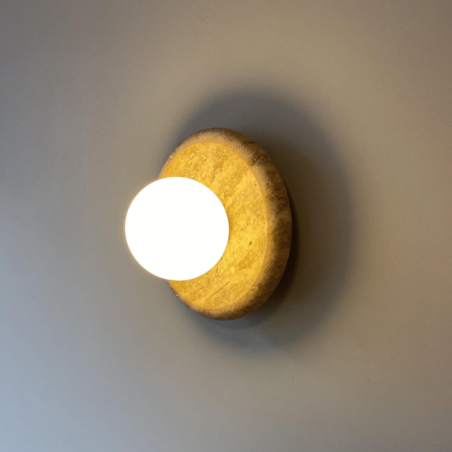 Dovis Travertine Wall Lamp