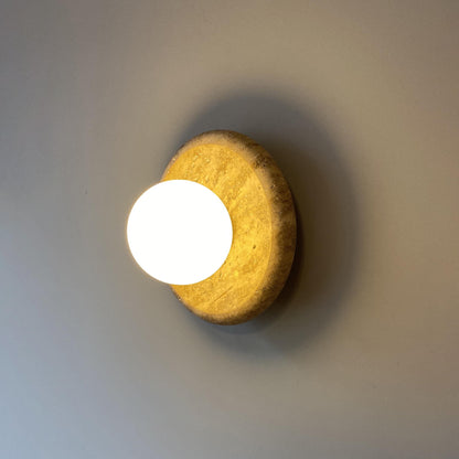 Dovis Travertine Wall Lamp