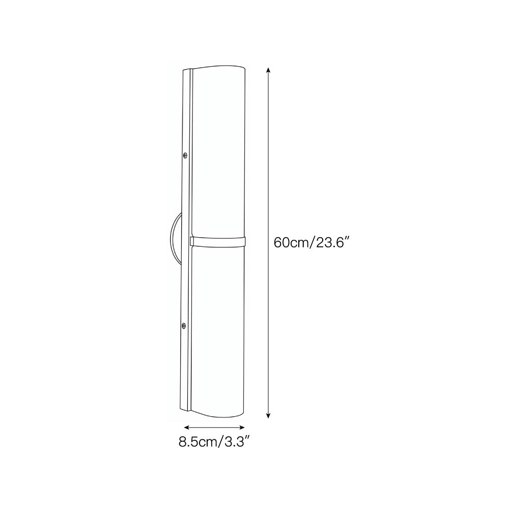 Quinan Alabaster Tube Wall Sconce