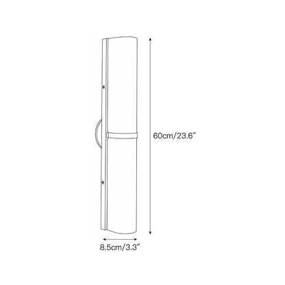 Quinan Alabaster Tube Wall Sconce