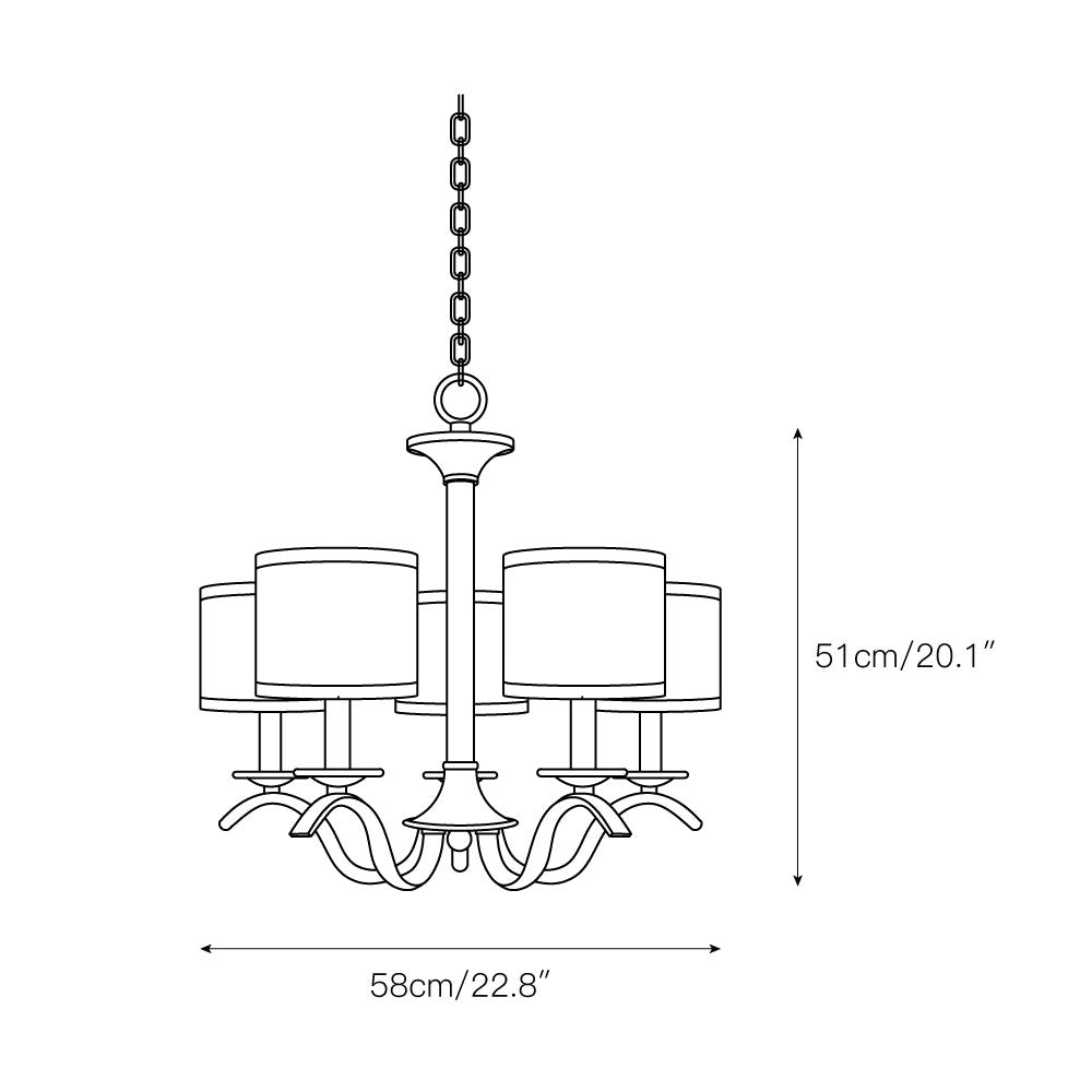 Andon Chandelier