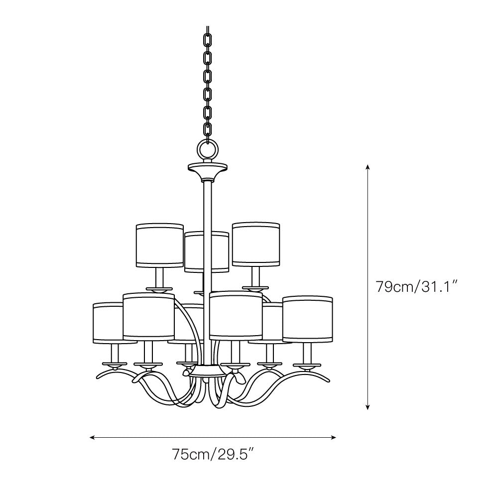 Andon Chandelier