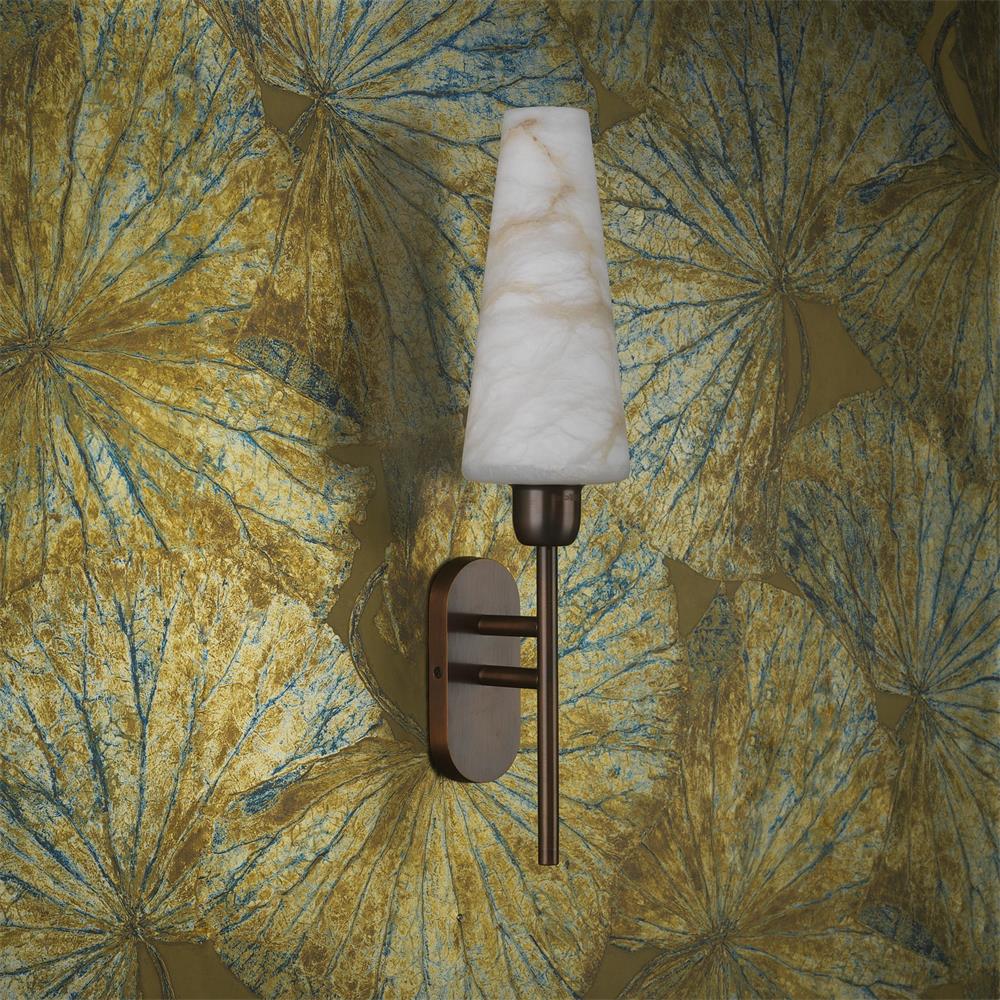 Oleander Alabaster Wall Lamp