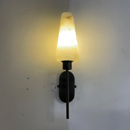 Oleander Alabaster Wall Lamp
