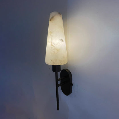 Oleander Alabaster Wall Lamp