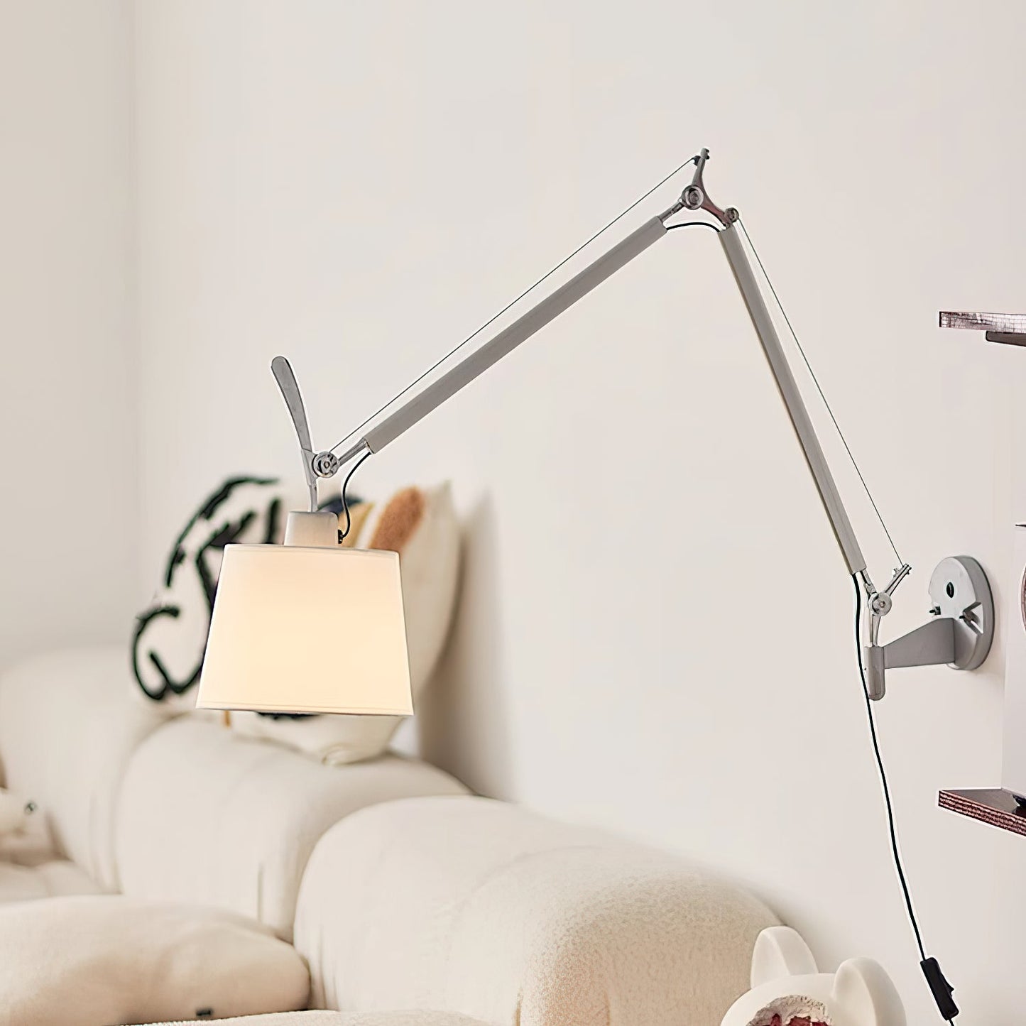 Kira Plug-in Swing-Arm Wall Lamp