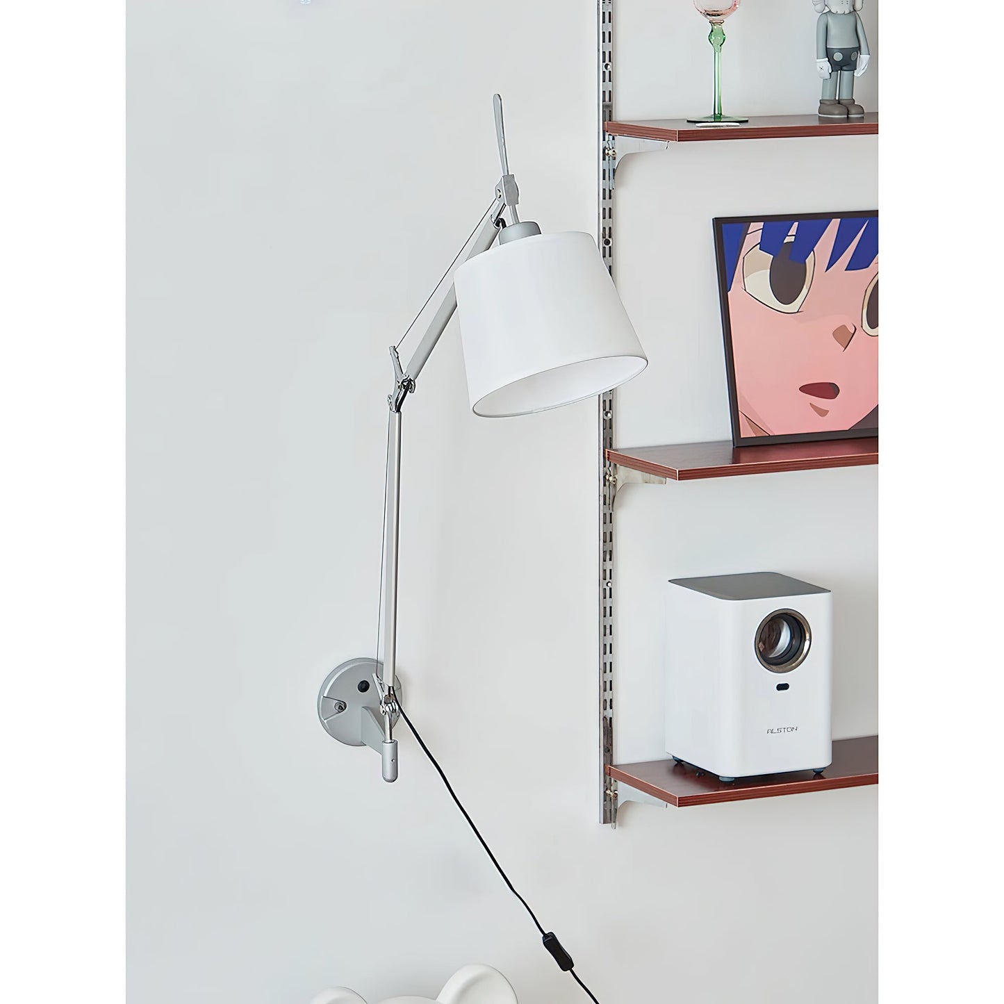 Kira Plug-in Swing-Arm Wall Lamp