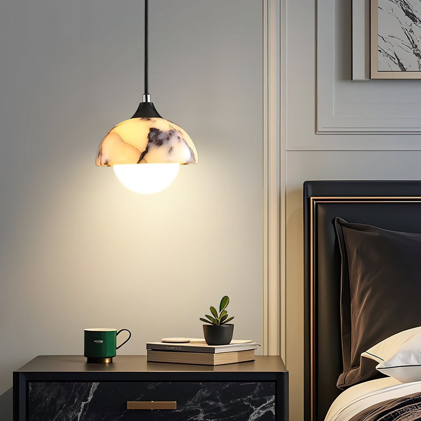 Helia Marble Pendant Lamp