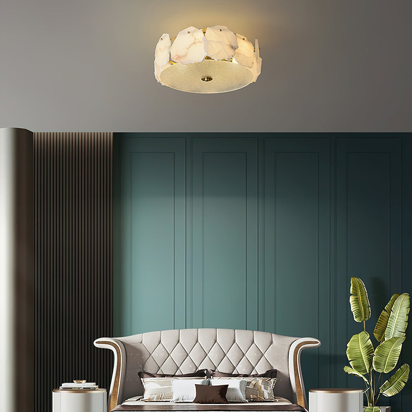 Electra Alabaster Ceiling Light