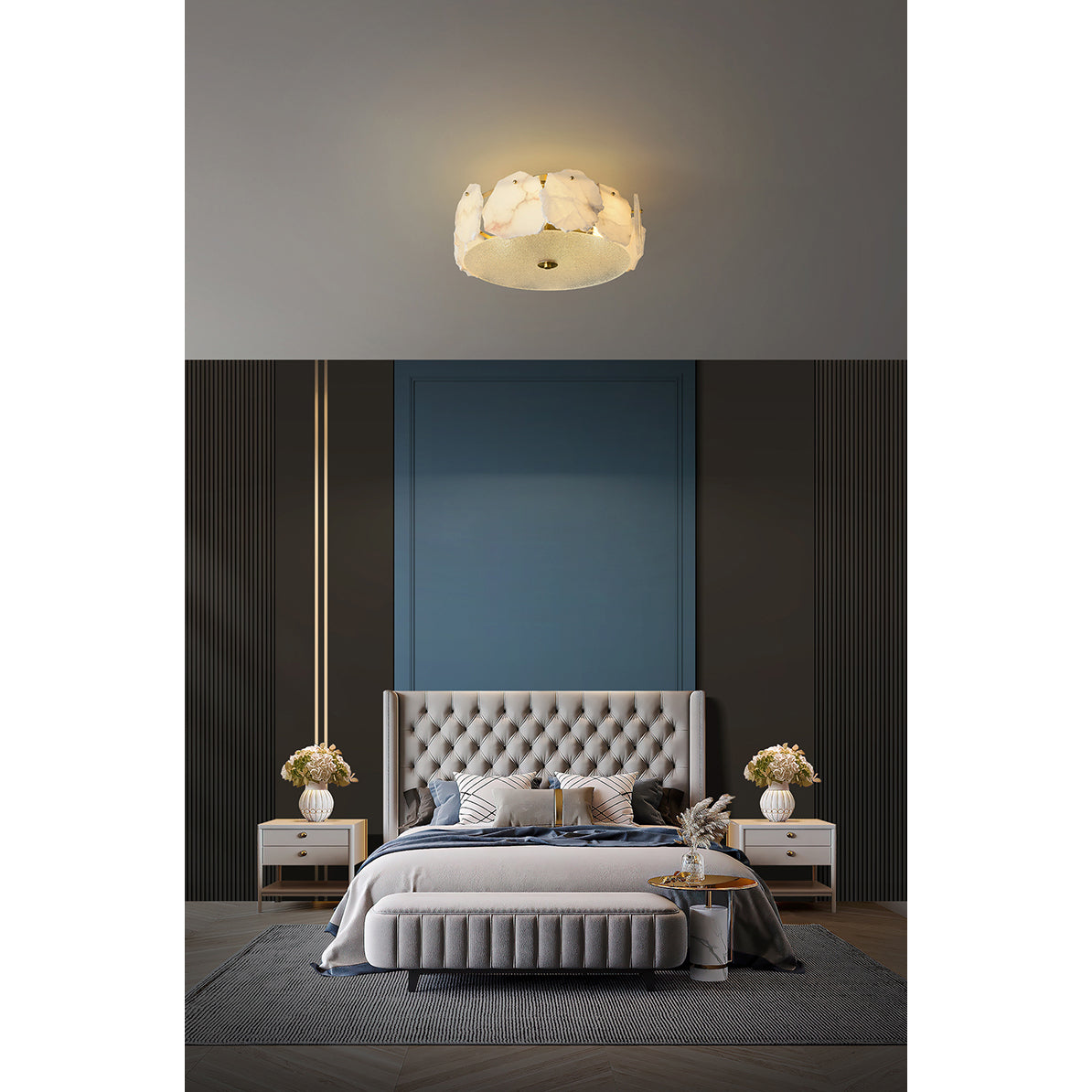 Electra Alabaster Ceiling Light