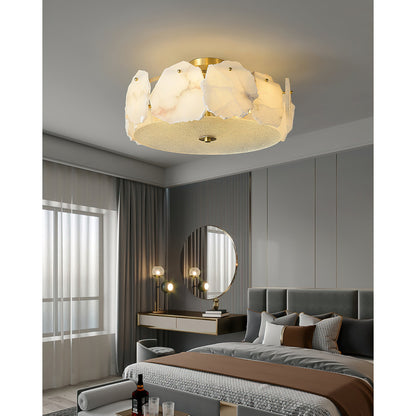 Electra Alabaster Ceiling Light