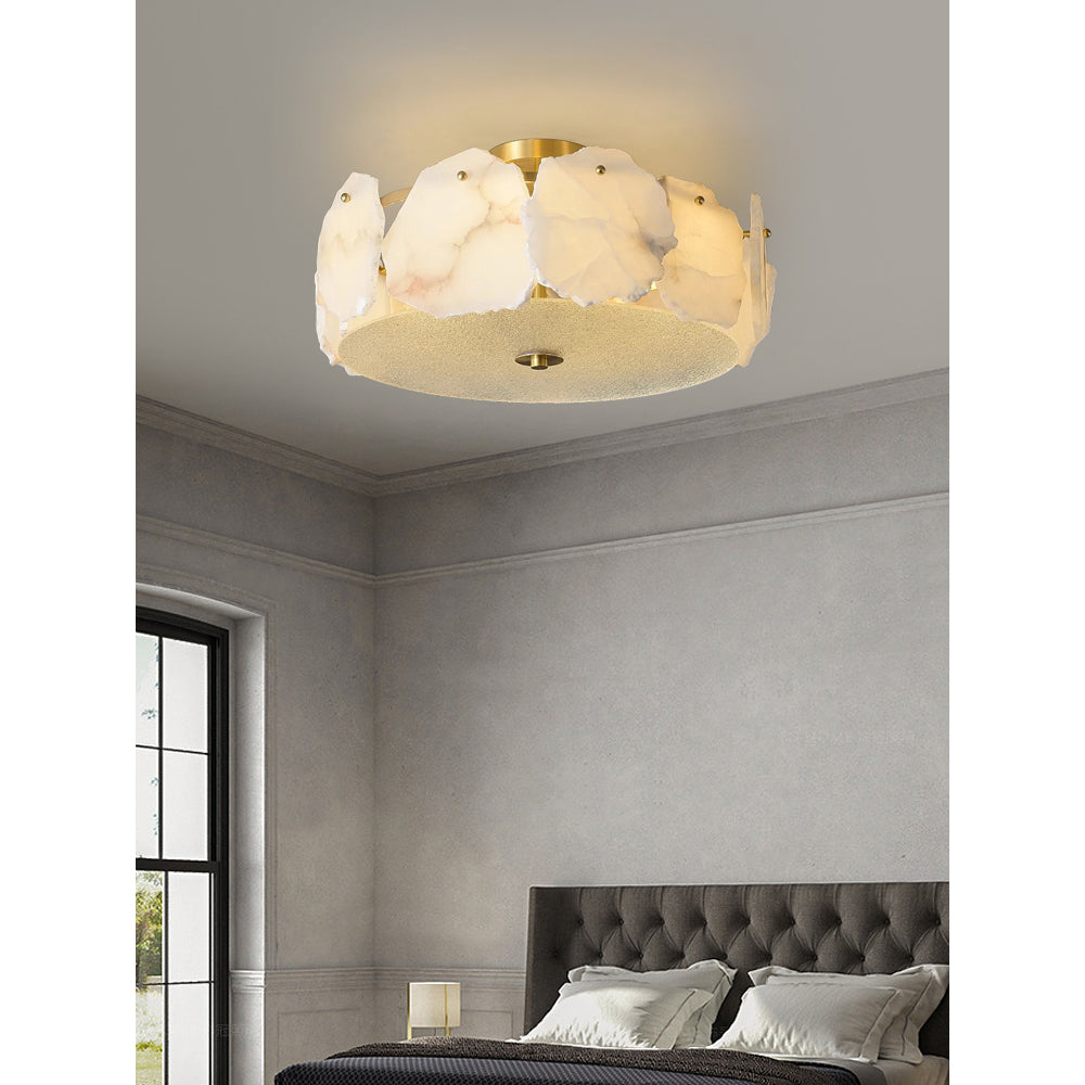 Electra Alabaster Ceiling Light
