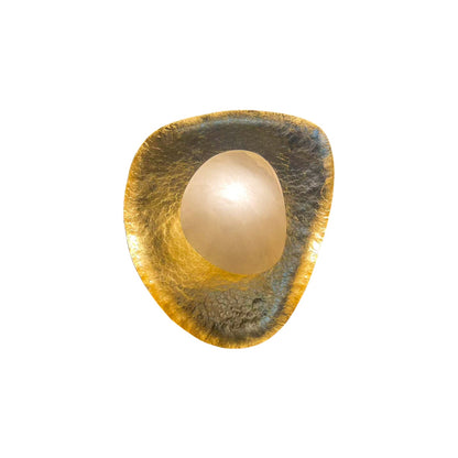 Pelor Hammered Lotus Leaf Sconce