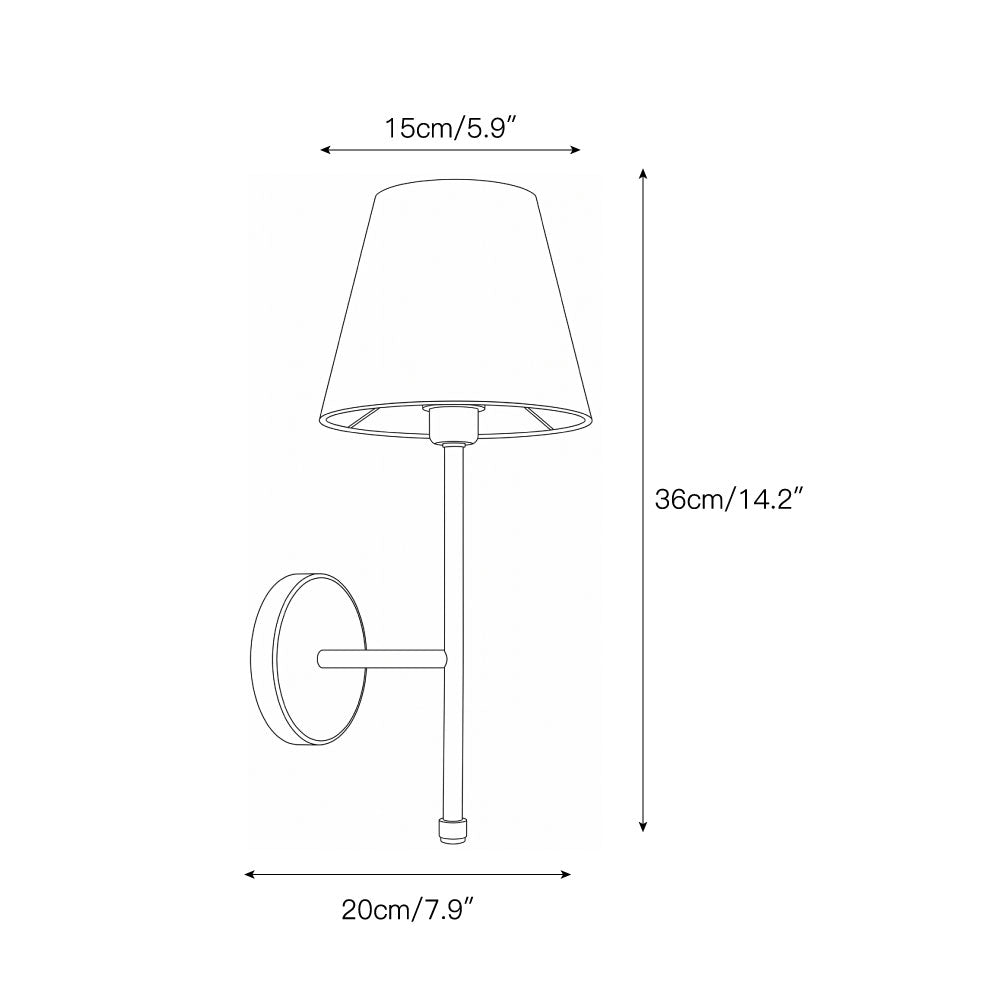 Coror Fabric Wall Sconce