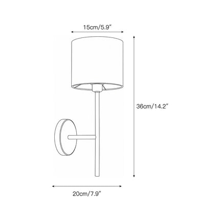Coror Fabric Wall Sconce