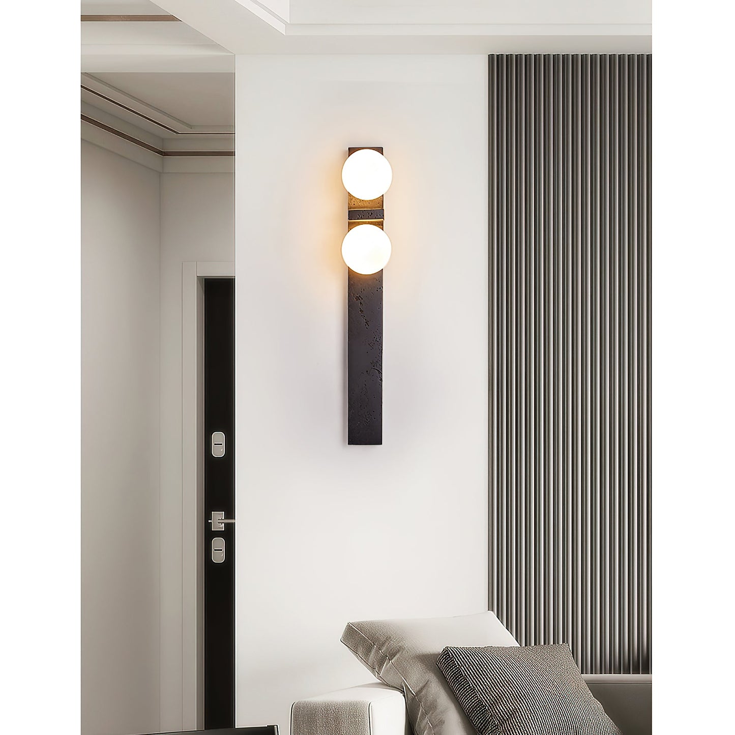 Anemone Travertine Wall Sconce