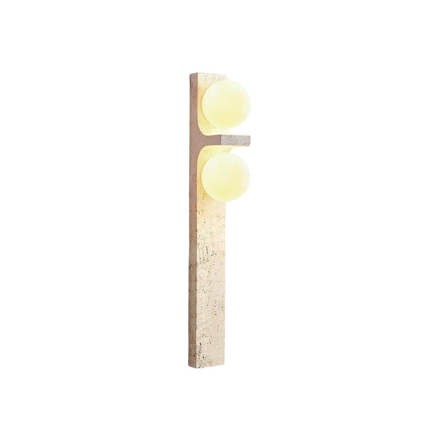Anemone Travertine Wall Sconce