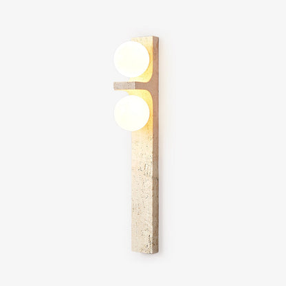 Anemone Travertine Wall Sconce
